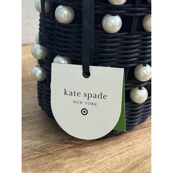 Kate Spade New York X Target Black Pearl Embellished Bucket Bag - Picture 2 of 8
